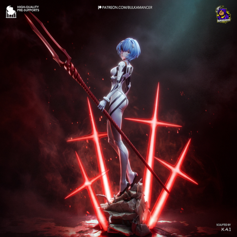 Rei Ayanami STL 3 - Neon Genesis Evangelion
