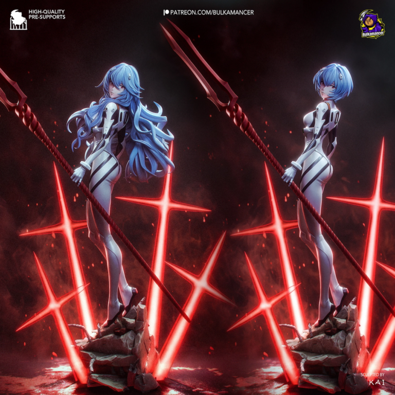 Rei Ayanami STL 3 - Neon Genesis Evangelion