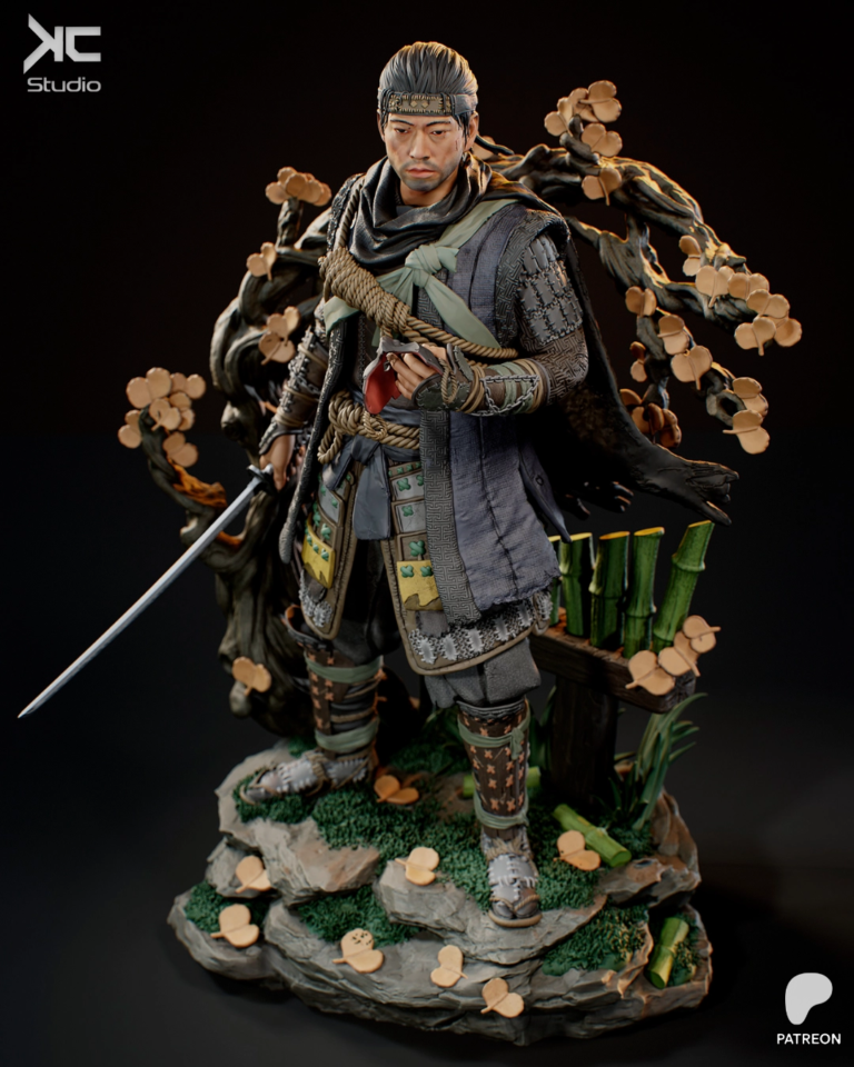 Jin Sakai STL 3 - Ghost of Tsushima