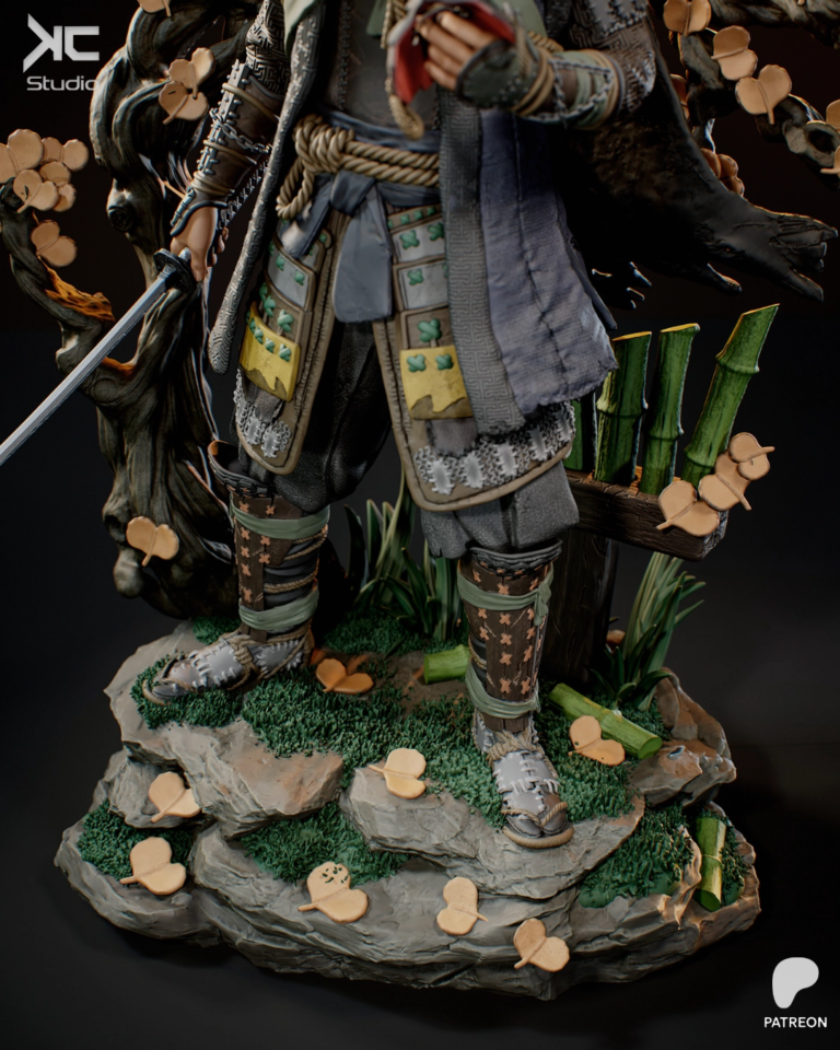 Jin Sakai STL 3 - Ghost of Tsushima