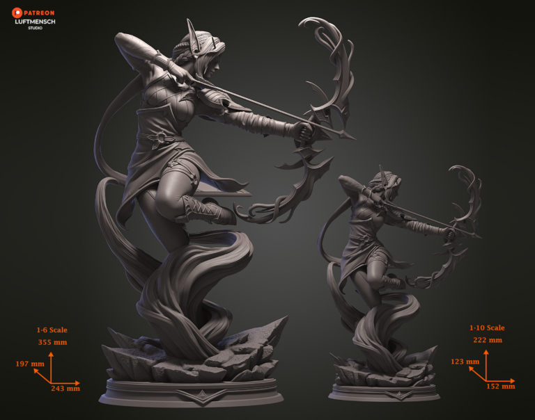 Alleria Windrunner STL - Warcraft