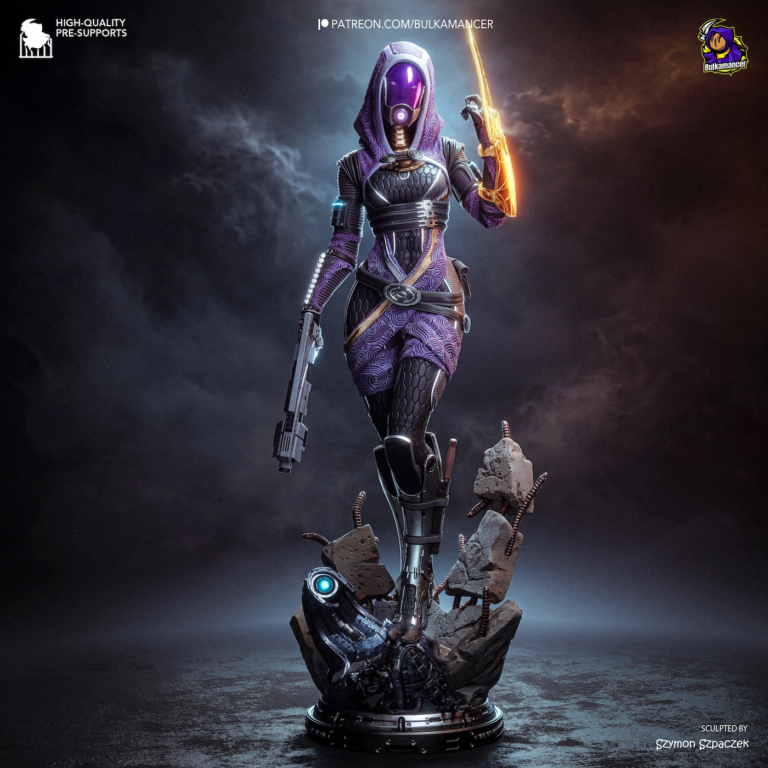 Tali'Zorah STL - Mass Effect