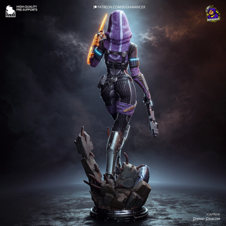 Tali'Zorah STL - Mass Effect