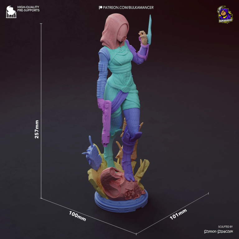 Tali'Zorah STL - Mass Effect