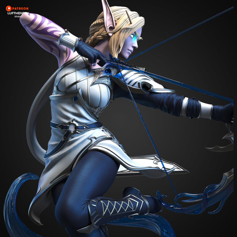 Alleria Windrunner STL - Warcraft