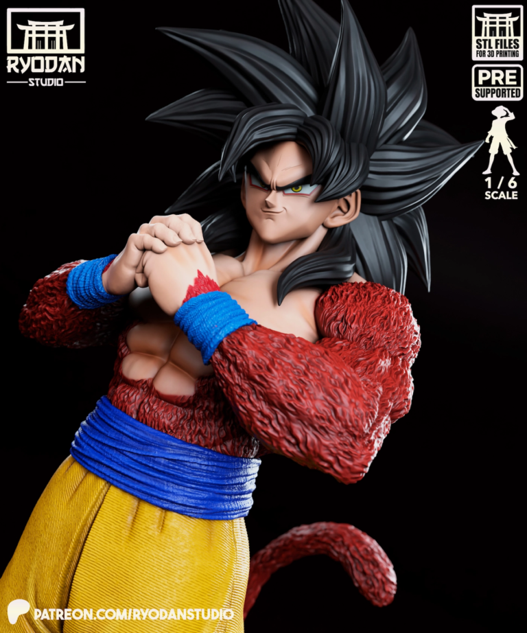 Goku SSJ4 STL Cover
