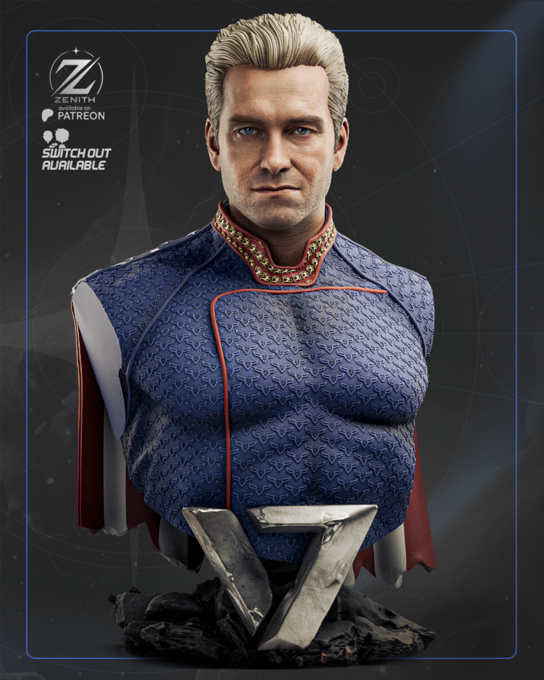 The Homelander STL + Bust - The Boys