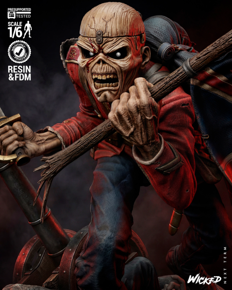 Eddie the Head STL + Bust + Extras - Iron Maiden