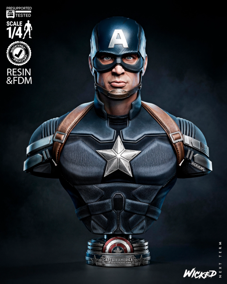 Captain America STL 6 (Winter Soldier) - Marvel