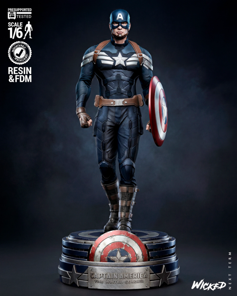 Captain America STL 6 (Winter Soldier) - Marvel