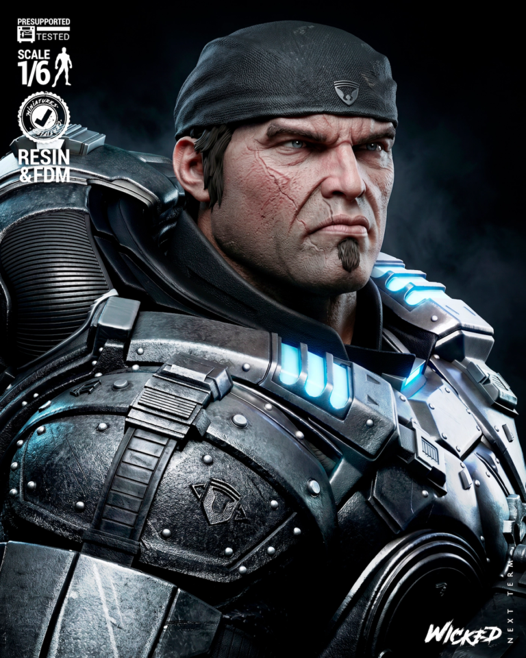 Gears of War Diorama + Bust