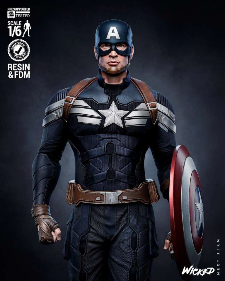Captain America STL 6 (Winter Soldier) - Marvel