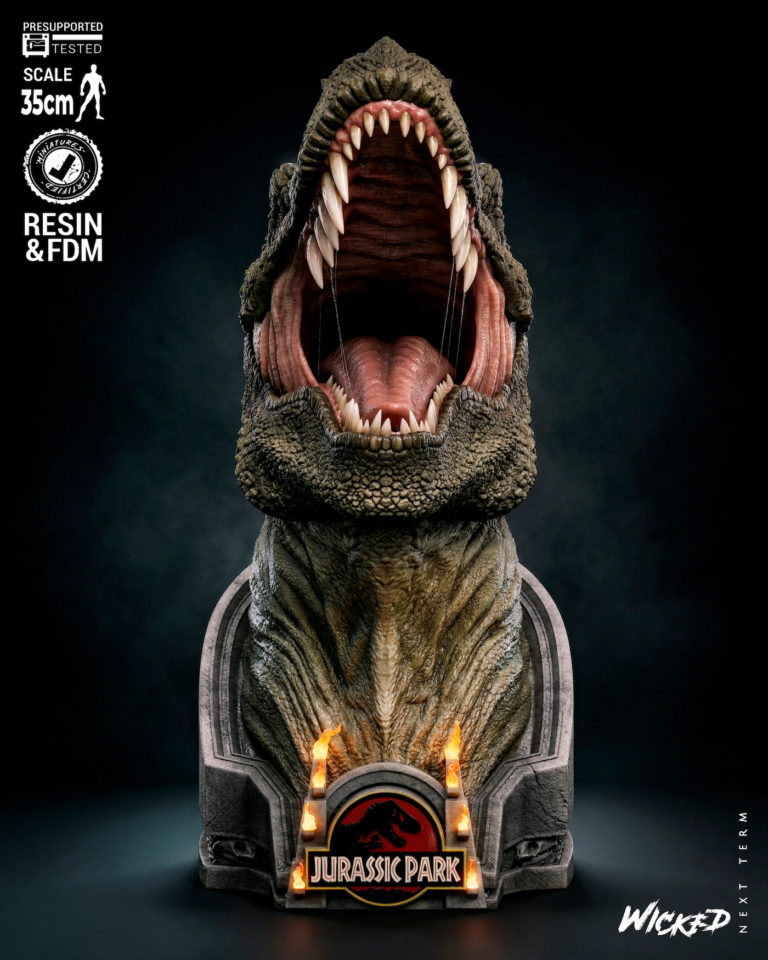 T-Rex & Alan Grant Diorama - Jurassic Park