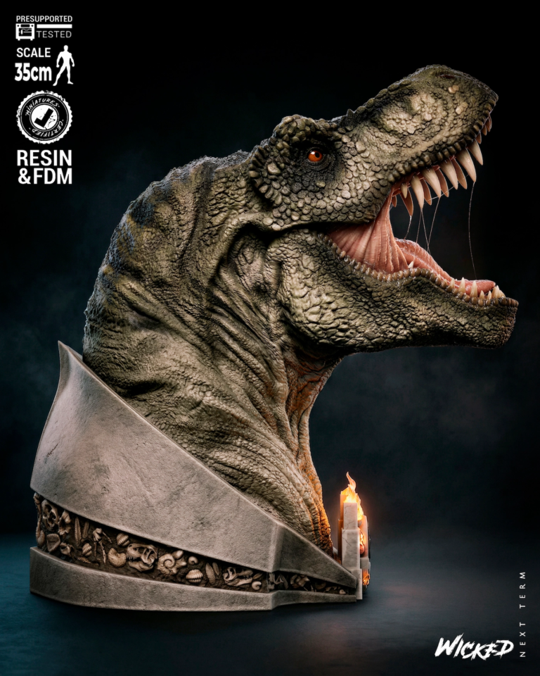 T-Rex & Alan Grant Diorama - Jurassic Park