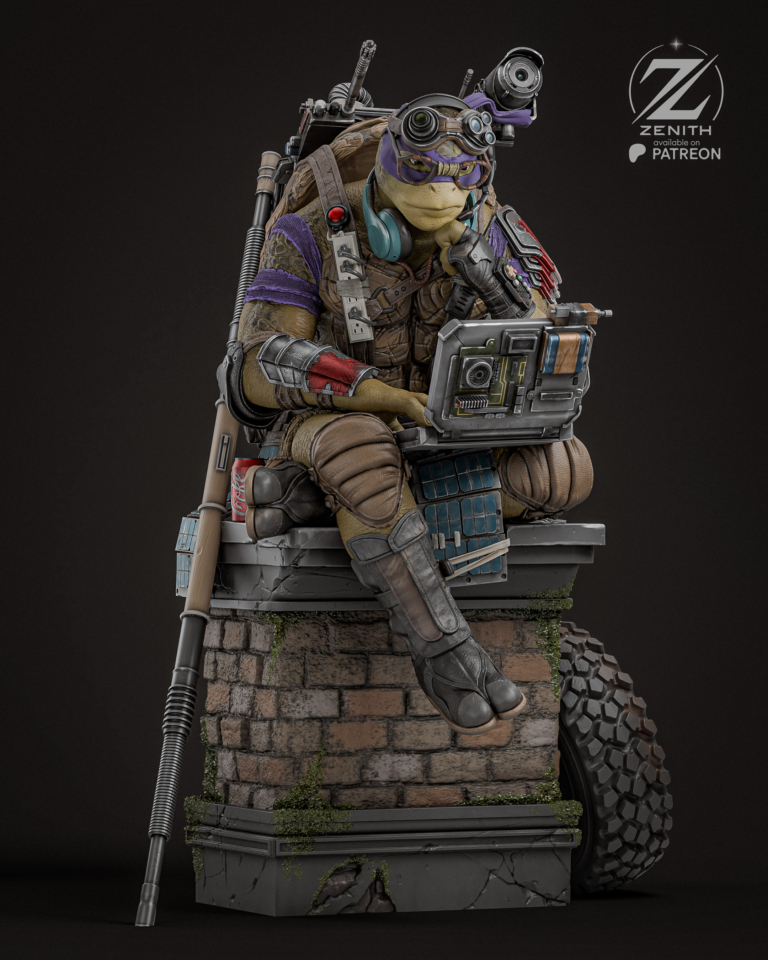 Donatello STL + Bust - Teenage Mutant Ninja Turtles