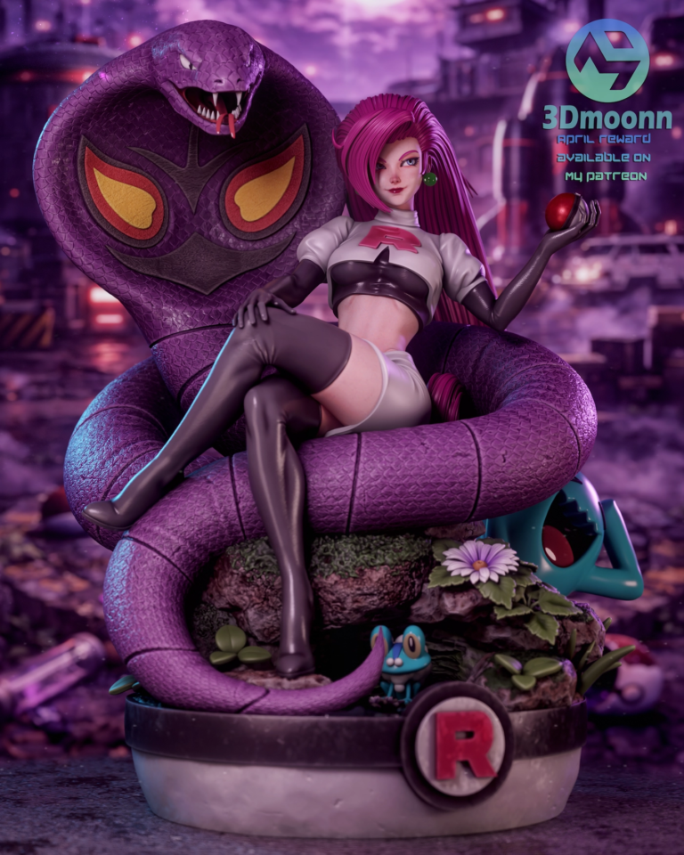 Jessie STL 2 + NSFW - Pokemon
