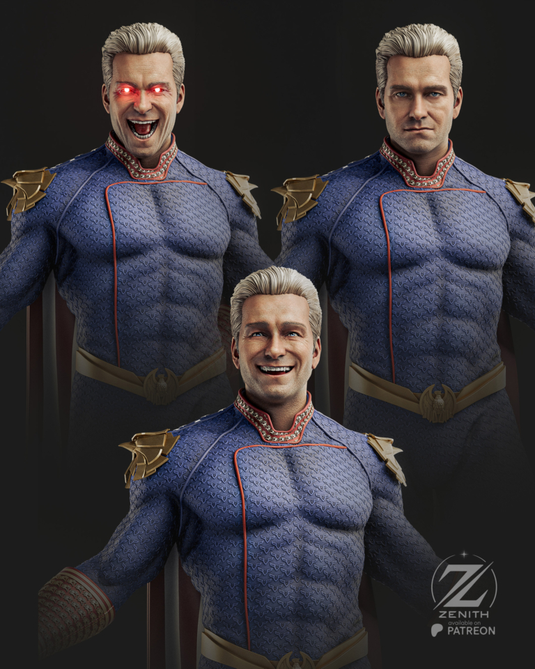 The Homelander STL + Bust - The Boys