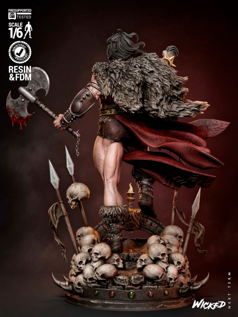 Conan STL 2 + Bust - Conan the Barbarian