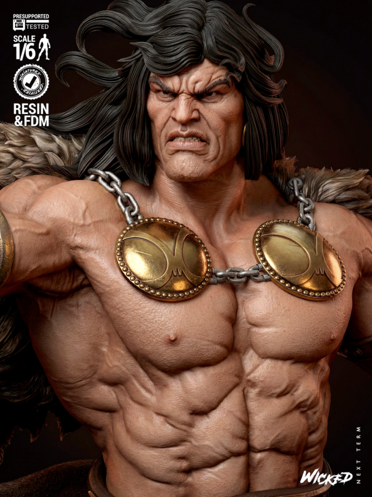 Conan STL 2 + Bust - Conan the Barbarian