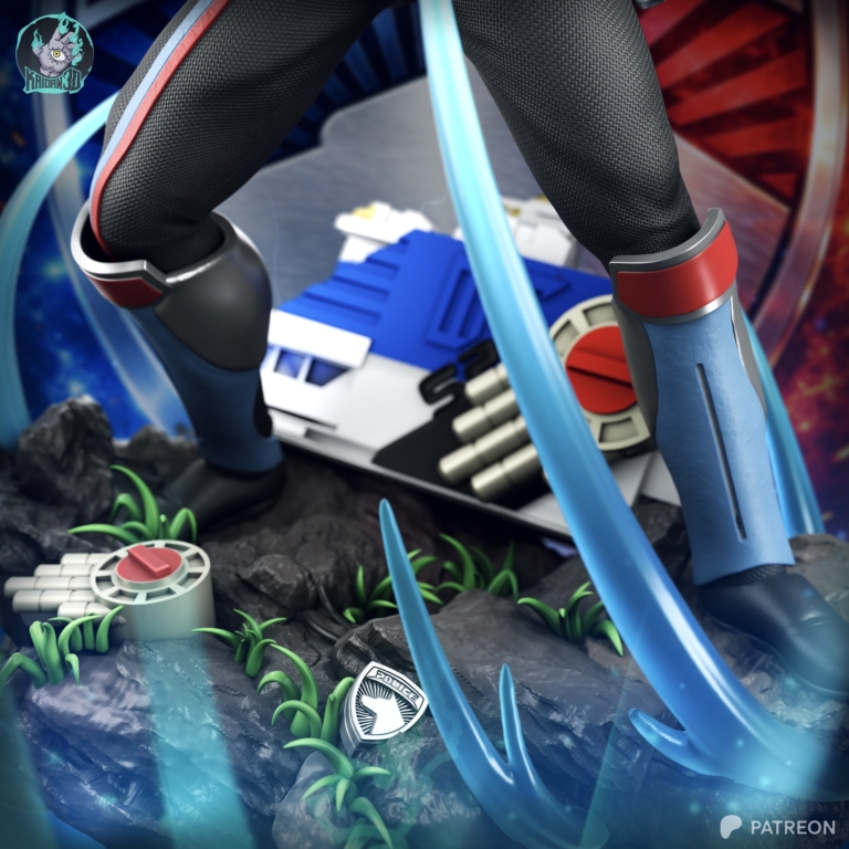 Shadow Ranger STL - Power Rangers