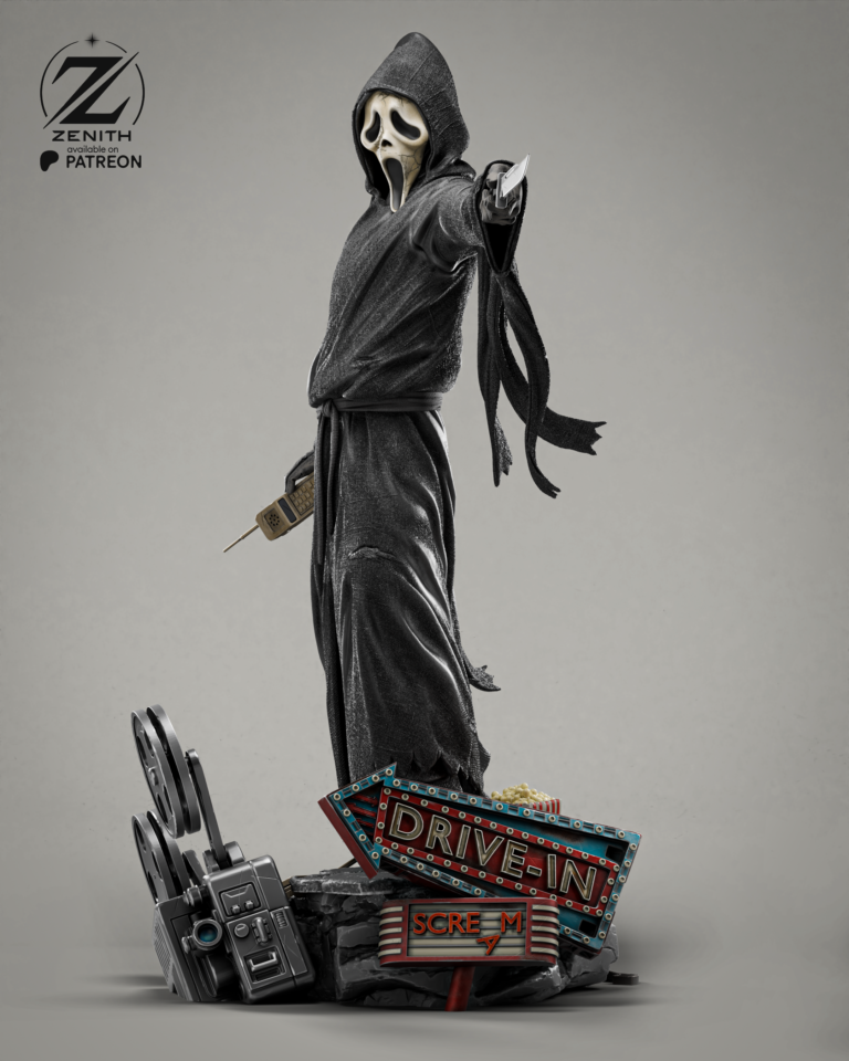 Ghostface STL 3 + Bust + Extras - Scream