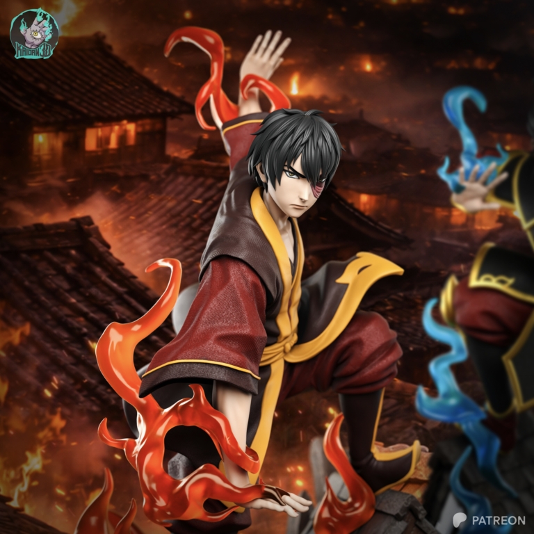 Zuko and Azula Diorama - Avatar: The Last Airbender