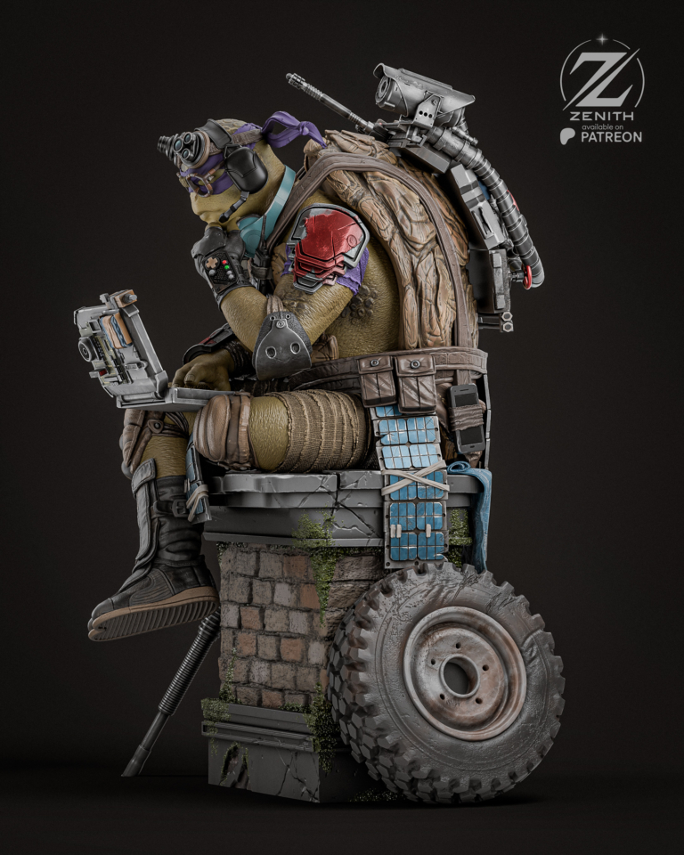 Donatello STL + Bust - Teenage Mutant Ninja Turtles