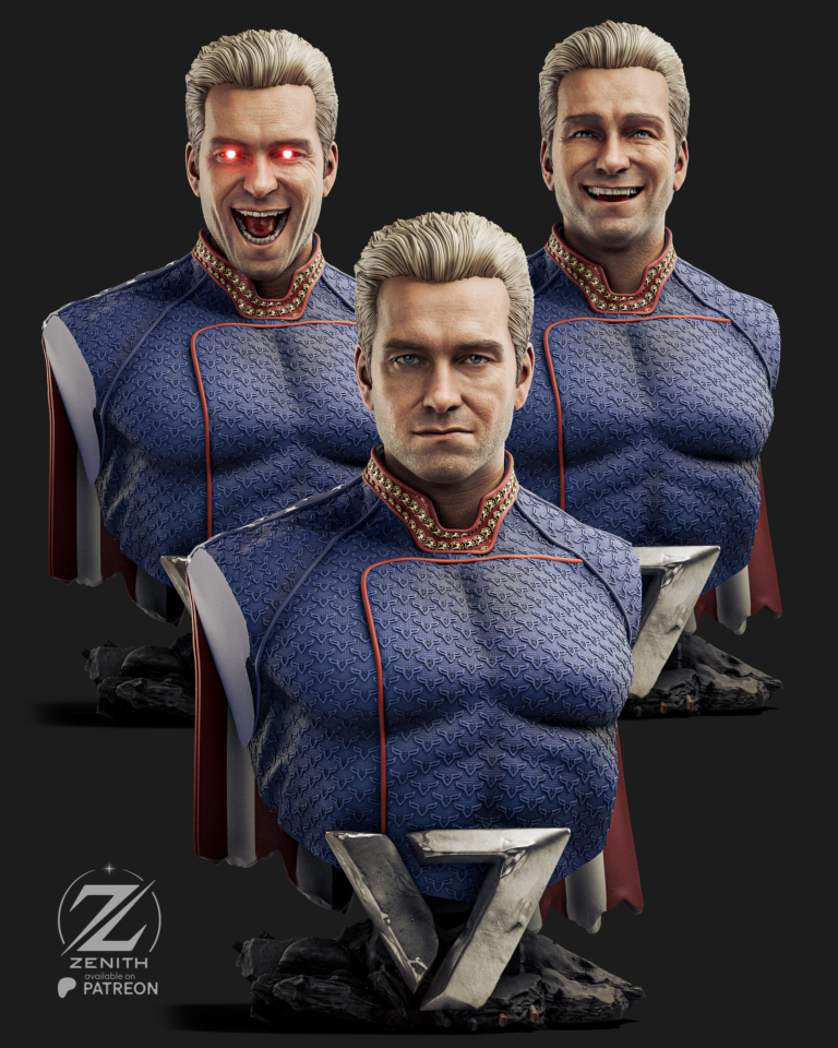The Homelander STL + Bust - The Boys