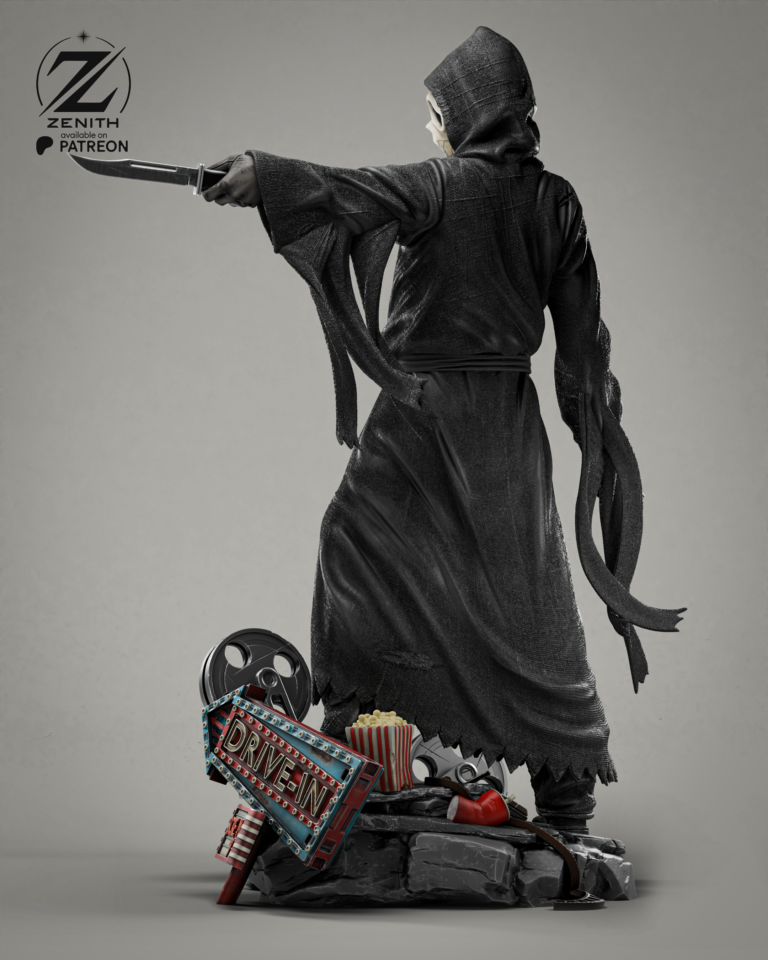 Ghostface STL 3 + Bust + Extras - Scream