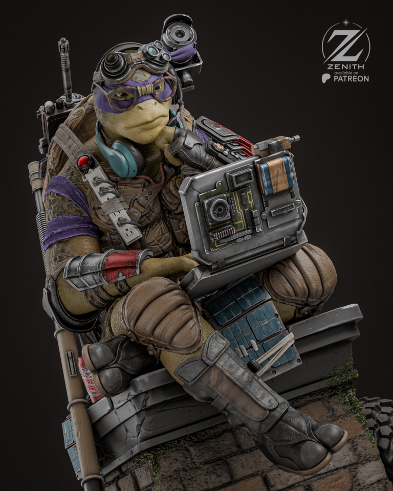 Donatello STL + Bust - Teenage Mutant Ninja Turtles
