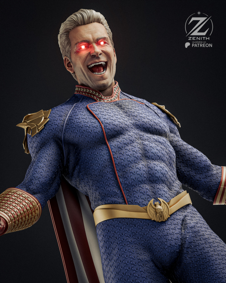 The Homelander STL + Bust - The Boys
