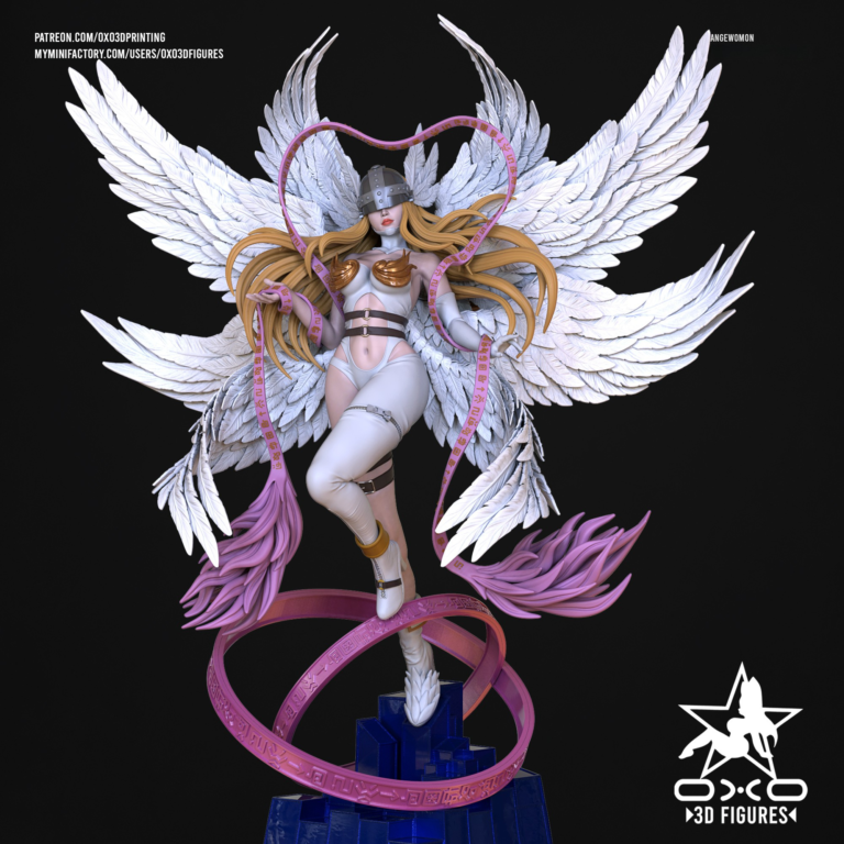 Angewomon STL 3 + NSFW - Digimon