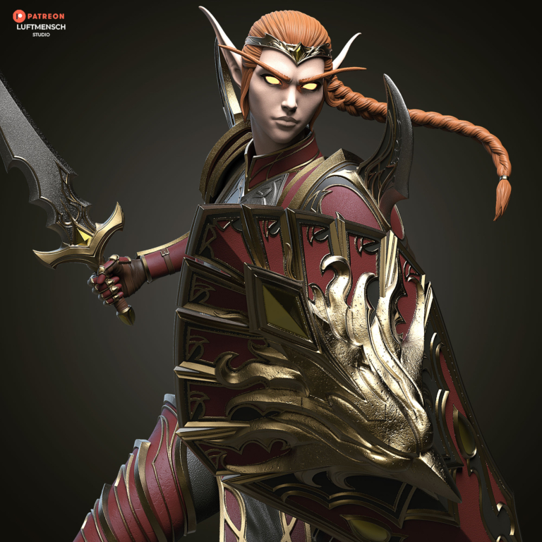 Lady Liadrin STL Cover