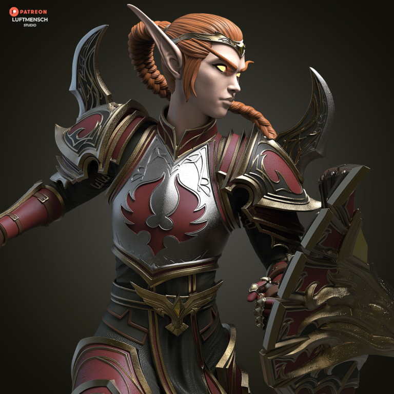 Lady Liadrin STL - Warcraft