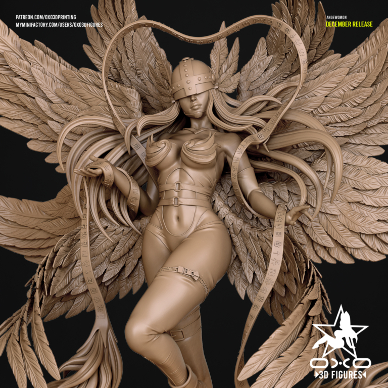 Angewomon STL 3 + NSFW - Digimon