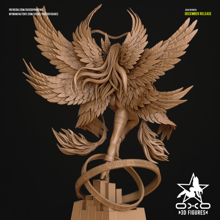Angewomon STL 3 + NSFW - Digimon