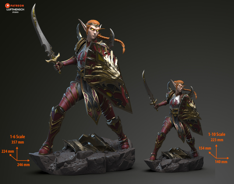 Lady Liadrin STL - Warcraft