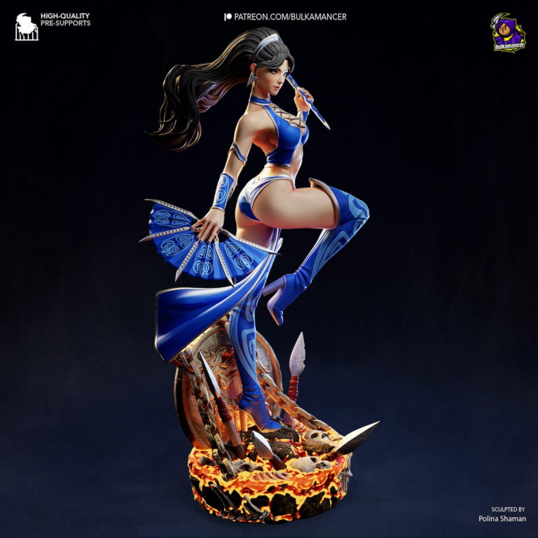 Kitana STL 3 - Mortal Kombat