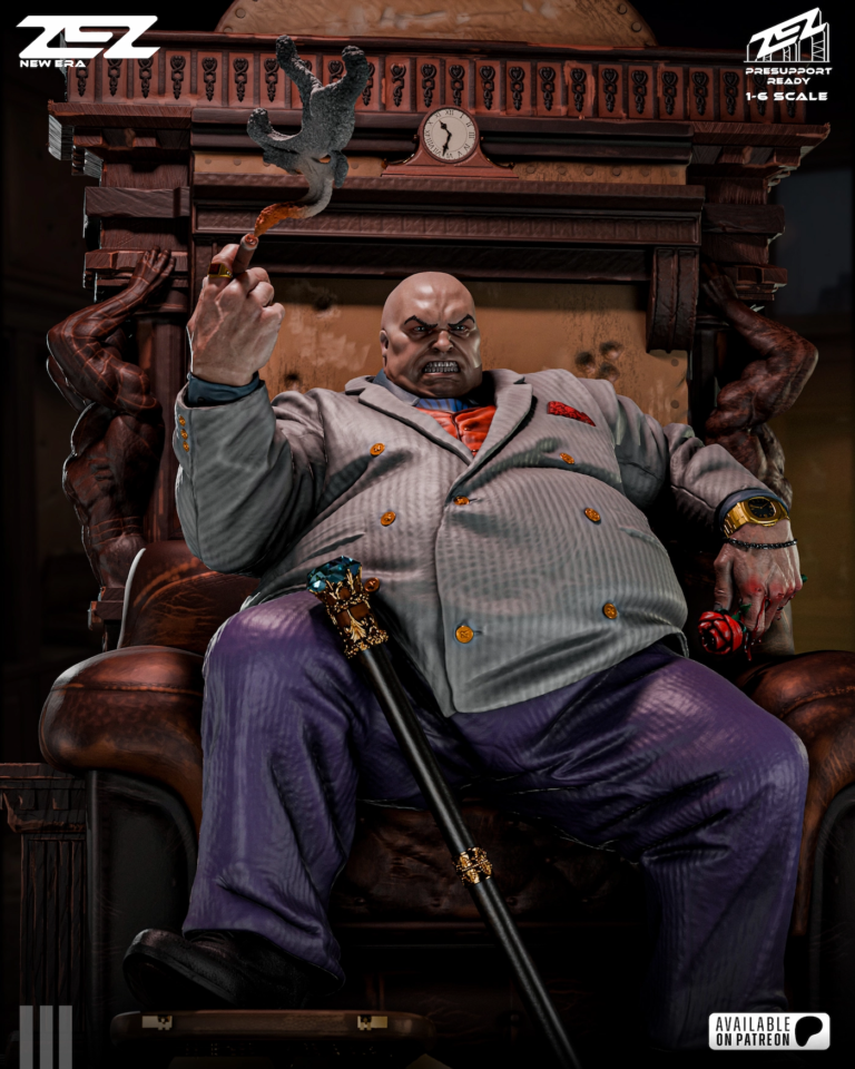 Kingpin on Throne STL Cover