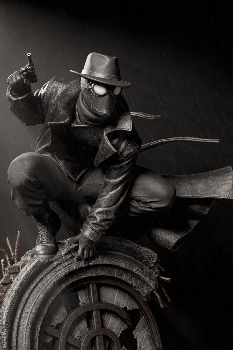 Spider-Noir STL + Bust - Marvel