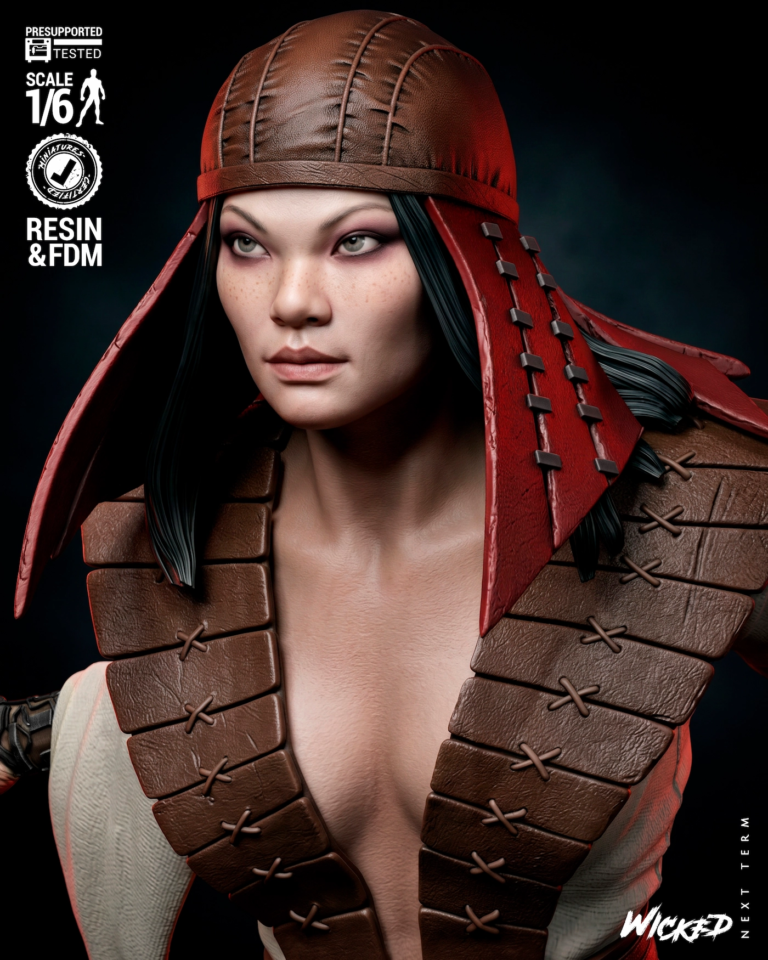 Lady Deathstrike STL + Bust - Marvel