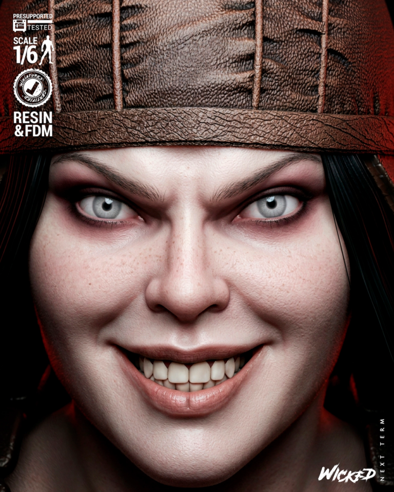 Lady Deathstrike STL + Bust - Marvel