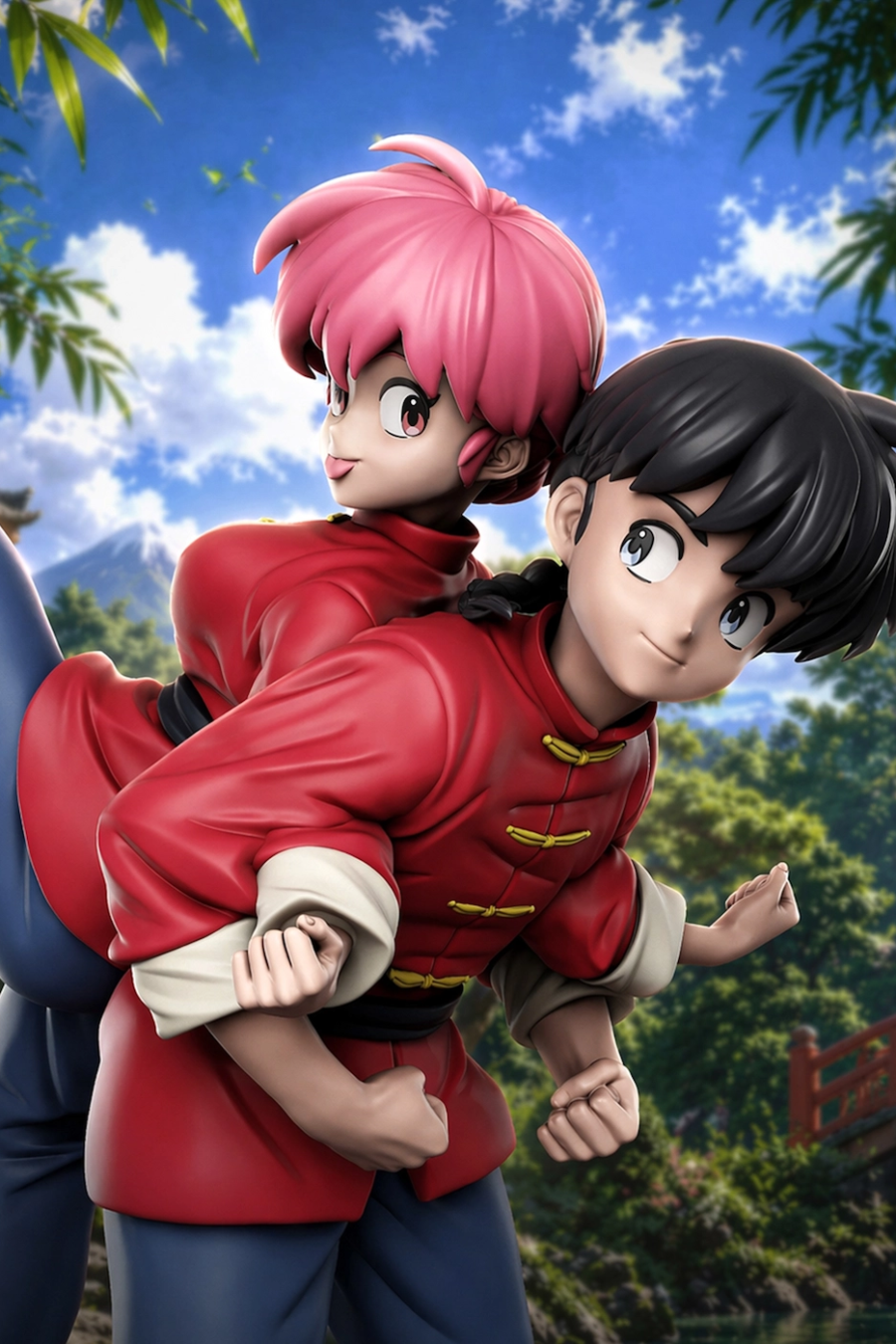 Ranma 1/2 Diorama Cover