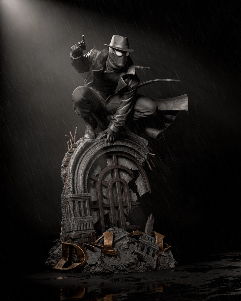 Spider-Noir STL + Bust - Marvel