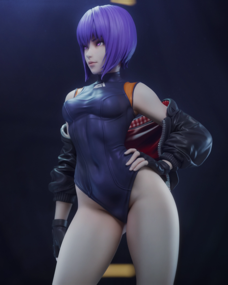 Motoko Kusanagi STL Cover