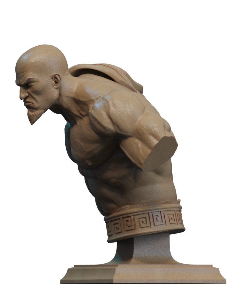 Kratos STL 10 + Bust - God of War