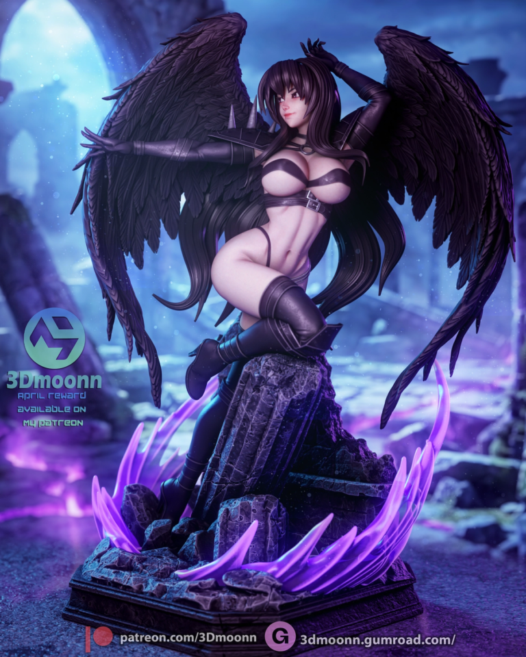 Raynare STL + NSFW - High School DxD