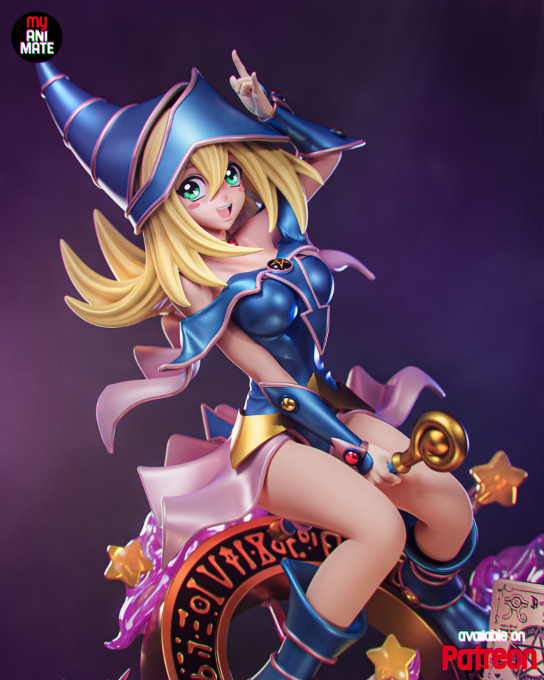 Dark Magician Girl STL 3 - Yu Gi Oh!
