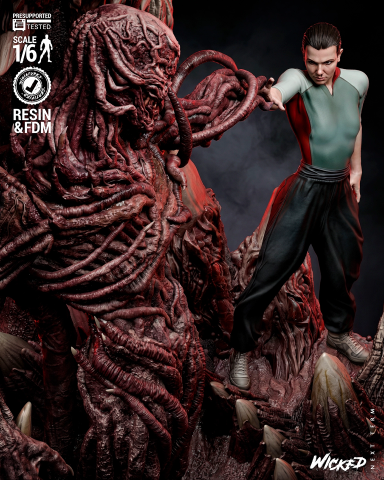 Eleven vs Vecna Diorama - Stranger Things
