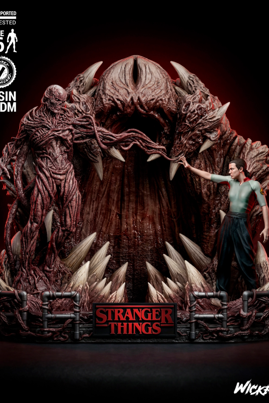 Eleven vs Vecna Diorama Cover